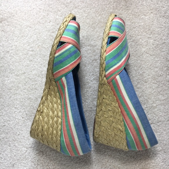 ⬇️ $30 Ralph Lauren wedge shoes size 8 - Picture 4 of 8